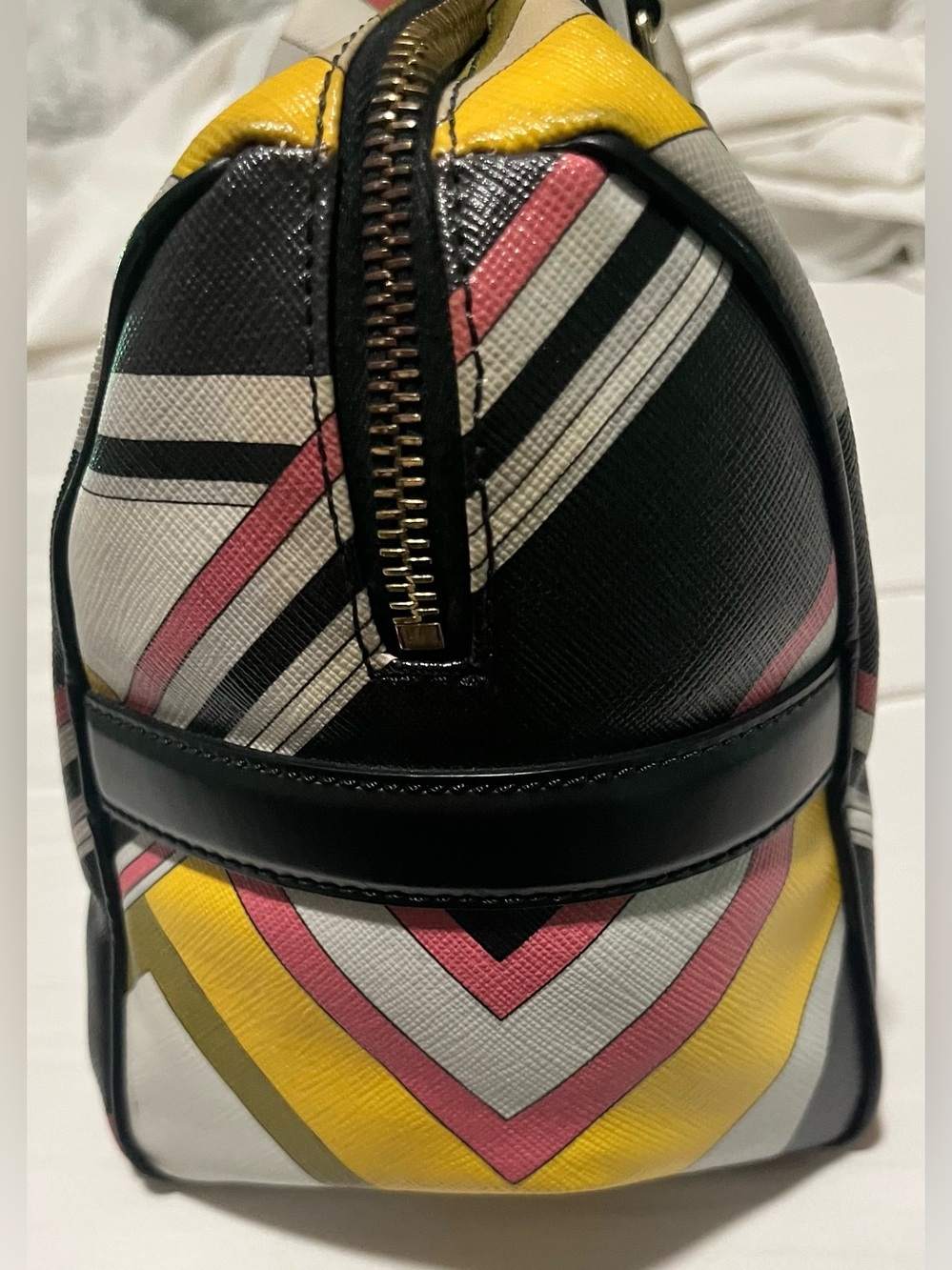 Emilio Pucci Geometric Multicolor Print Women's Tote Bag - Picture 4 of 11